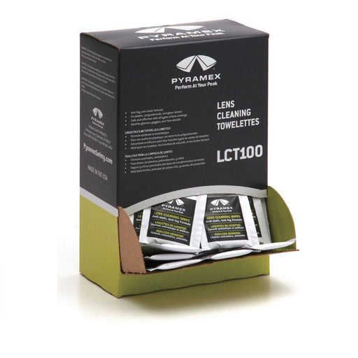 Pyramex LCT-100 Lens Cleaning Towelettes - BHP Safety Products